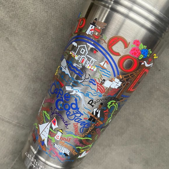 COPY - NEW CAT STUDIO CAPE COD THERMAL STAINLESS STEEL TUMBLER - Picture 2 of 4